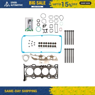 Juego de pernos de junta de culata aptos para Ford Escape 11-12 2013 Fusion Lincoln MKZ Mercury 2,5 L Foto 1 de 4