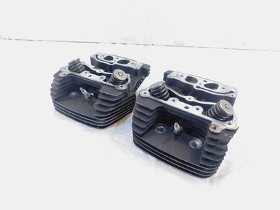 Harley Davidson Touring Softail & Dyna Black Cylinder Heads w/ Springs & Valves - Image 1 of 4