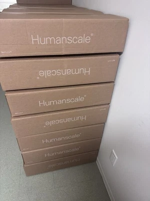 NEW Humanscale M/Flex M2.1 Dual Monitor Arms Desk Clamp Mount Aluminum White - Image 1 of 2