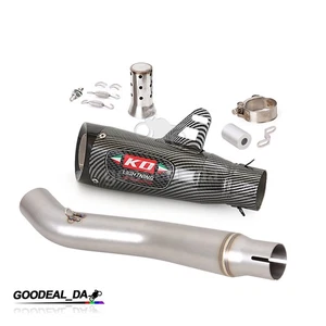 For Honda CBR250R 2011-2016 Motorcycle System Mid Exhaust Link Pipe Muffler Tips - Picture 1 of 14