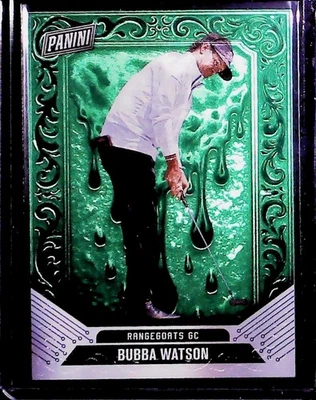 2025 Panini Cyber Monday Golf Bubba Watson Green Drip /25 - Image 1 of 2