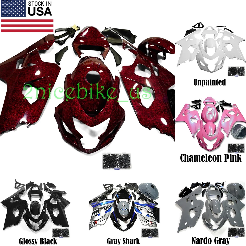 Fairing Kit + Bolts For Suzuki GSXR600/750 GSX600R/750R GSX-R 600/750 2004 2005 — 第 1/1 张图片