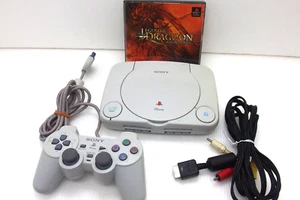 PS One Console White Game Lot Official Playstation 1 Sony Japan version 4 - Picture 1 of 11