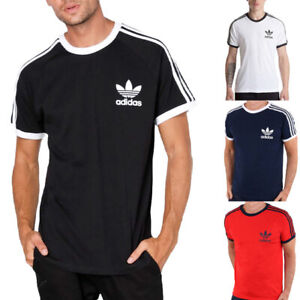 Adidas Originals T-shirts pour homme avec logo trèfle California Retro Design T-