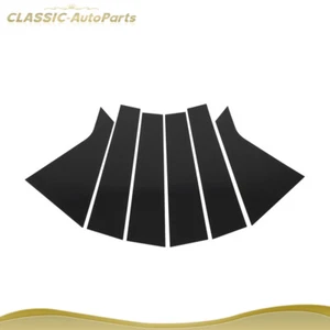 6pcs Piano Black Pillar Posts Door Trim Cover Kit For Chevy Impala 2014-2016 - Bild 1 von 7