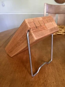 CUTCO Oak 5 slot Wood Knife Block Only Space Saver - Picture 1 of 5