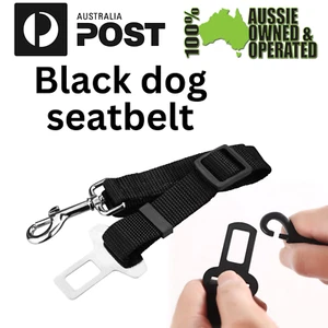 Adjustable Dog Safety Car Vehicle Seat Belt Harness Lead Pet Seatbelt Nylon - Picture 1 of 4