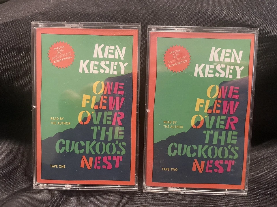 Ken Kesey "One Flew Over The Cuckoos Nest" 2 Cassette Penguin Audio Book - Image 1 of 4
