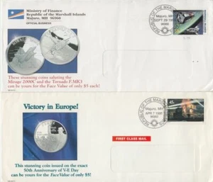Marshall Islands - Souvenir/Postal Covers (3no. SC's) 1989-95 - Picture 1 of 2