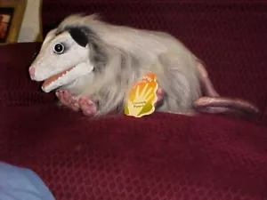16 Zoll Folkmanis Opossum Handpuppe Plüschtier mit Etikett schön - Bild 1 von 3