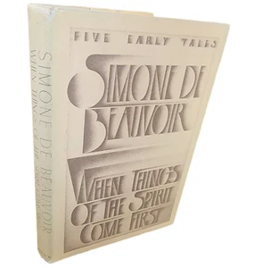 When Things of the Spirit Come First Simone De Beauvoir 1st Edition Hardcover DJ - Picture 1 of 10