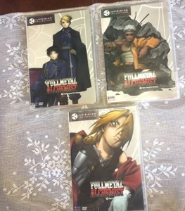 Fullmetal Alchemist DVD lot 3,4.AND 5 Anime collection NO SCRATCHES - Picture 1 of 6
