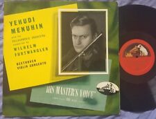 ALP 1100 ED1 BEETHOVEN - Violin Concerto FURTWANGLER LP FREE S&H
