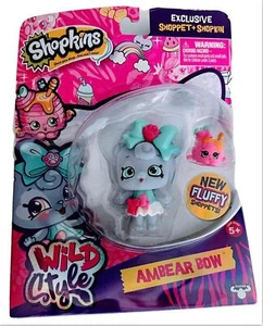 B6 Shopkins Wild Style Ambear Bow Shoppet und Honigtöpfe leicht beschädigt - Bild 1 von 2