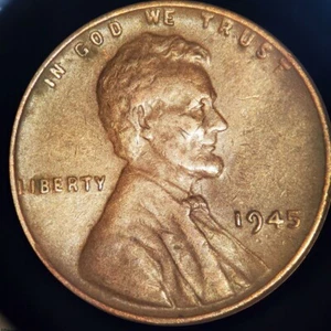 1945 P Lincoln Wheat Cent – Common Date Coin – Circulated Penny Attic Find! #3 - Picture 1 of 2