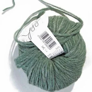 1 madeja hilo de sabana GGH, italiano, color: verde suave 035 mezcla de alpaca 50 g - Imagen 1 de 3