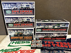 HESS LOT 5 Toy Truck W/ Tractor , Monster Truck, Helicopter & Rescue, Motorcycle