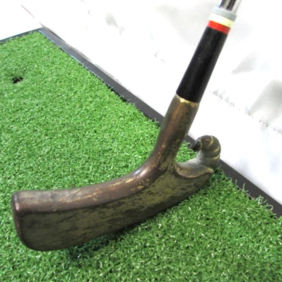 Vintage Ram Brass Head Golf Putter RH LH Steel Shaft  33.5" - Image 1 of 4