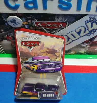 Cars 1 Ramone Viola W.O.C. 2007 - Disney Pixar Bl.sing. #16  - Mattel 1/55 metal - Immagine 1 di 3