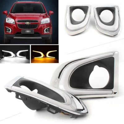 DRL LED Tagfahrlicht Blinker gelb weiß für Chevy Chevrolet Trax - Bild 1 von 4