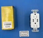 New Hubbell Usb15X2W Usb Charger Receptacle Duplex 15A 125V- E293