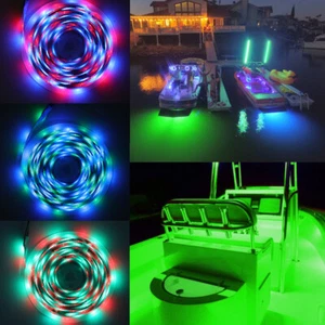 16.4Ft LED Strip Lights, Smart Light IR Remote Control, RGB LED 1 ROLL - Picture 1 of 18