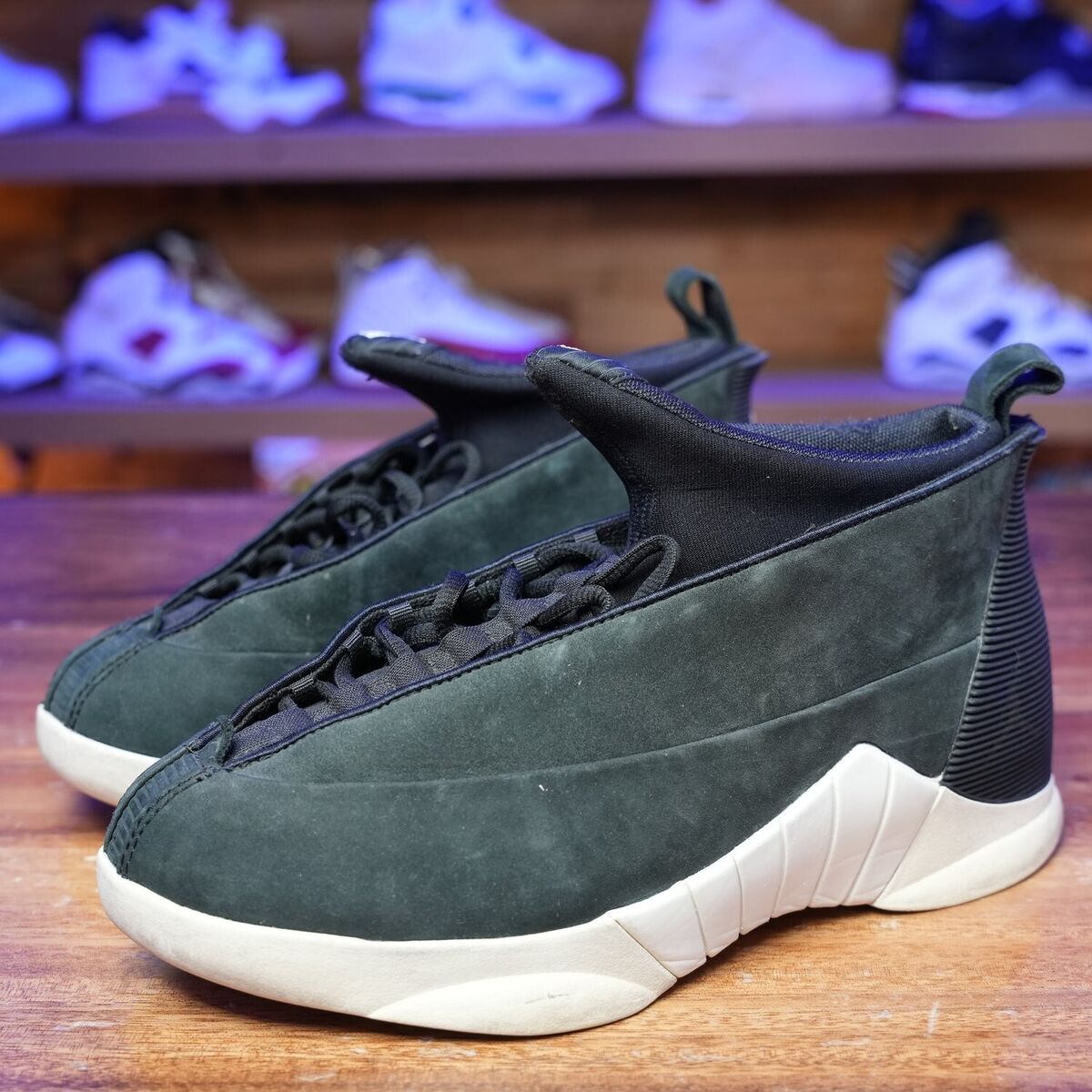 PSNY x Air Jordan 15 Retro Black Suede for Sale PSNY x Air Jordan 15 Retro Black Suede for Sale