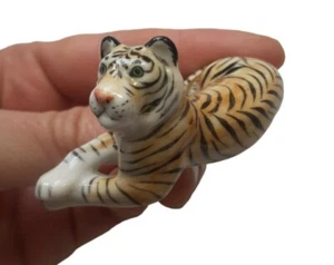 *HH* Stupenda miniatura statuetta Tigre statua porcellana tiger statue statuina - Bild 1 von 17