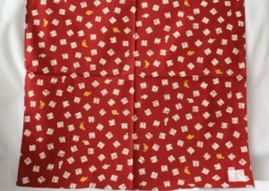 Japan Wrap Cloth Furoshiki Cloth cotton fabric kanji fish - Picture 1 of 3