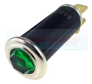 ORIGINAL LUCAS GRÜNES JUWEL SECHSECKIGES ARMATURENBRETT WARNLICHT LAMPE 6V 12V MINI TRIUMPH - Bild 1 von 1