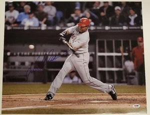 GARRET ANDERSON Signed 16x20 Anaheim Angels Autograph w/ PSA/DNA COA - Picture 1 of 2