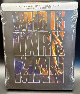 DARKMAN (1990) SCREAM! FACTORY US EXCLUSIVE 4K UHD BLURAY STEELBOOK *NEW SEALED* - Image 1 of 4