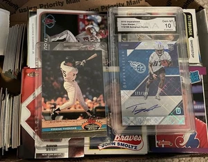 Small Flat Rate Box of Sports Cards - Mixed Years And Sports - See Pics! (7) - Picture 1 of 3