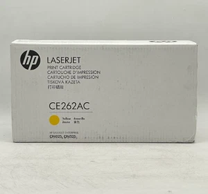 HP CE262AC Yellow Toner Cartridge – Genuine LaserJet, New - Picture 1 of 1