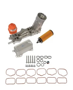 Dorman Upgraded Aluminum Engine Oil Filter Housing with Oil Cooler & Filter - Picture 1 of 4