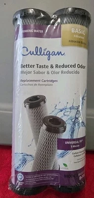 Culligan D-10A better taste & reduced odor Water Filter 5 Micron 2 Pack  NEW - Image 1 of 4