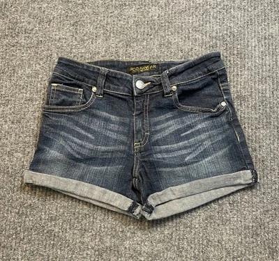 Pantalones Cortos Vaqueros Rocawear Niña Talla 12 Bordados Puños Elastizados Pantalones Cortos De Colección Foto 1 de 4