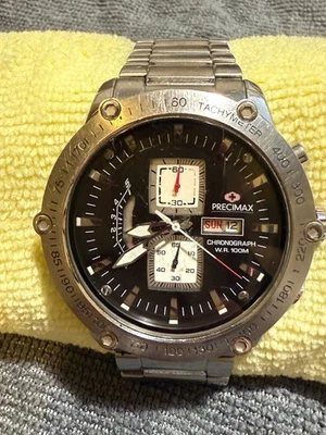 Precimax; Retro Pro PX14017; Stainless-Steel; Quartz ; Ships Within the US - Image 1 of 4