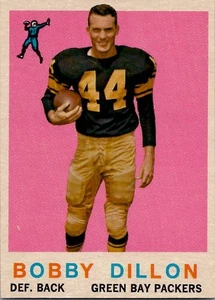 1959 Topps BOBBY DILLON Green Bay Packers #12 EX/MT Condition (1) - Picture 1 of 2