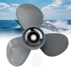 NEW 11 x 15 Aluminum Outboard Propeller fit Honda 35-60HP 13 Spline Tooth,RH - Picture 1 of 6
