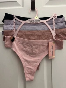 Juego de bragas tanga Juicy Couture nuevo con etiquetas talla XL - Imagen 1 de 5