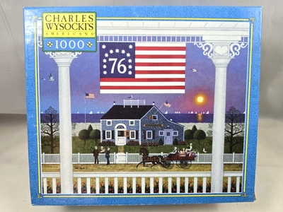 Charles Wysocki Nantucket 4th of July Jigsaw Puzzle 1000 Piece Vintage - Image 1 of 4