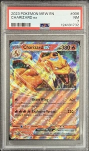 Pokémon Mew En Charizard 2023 ex #006 PSA 7 - Foto 1 di 6