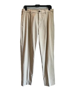 Banana Republic Men’s Size 31x32 Brushed Pleated Pant Taupe Beige New - Picture 1 of 6