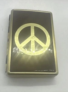 Peace Sign Cigarette Case - Picture 1 of 4