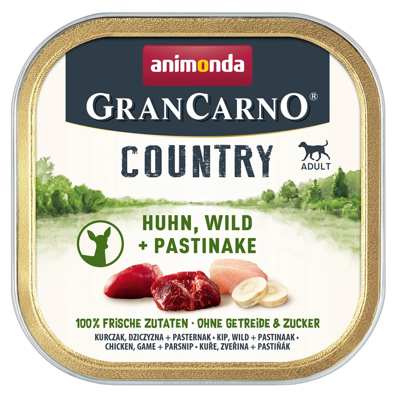 Animonda GranCarno Country Adult Huhn Wild & Pastinake | 22x 150g