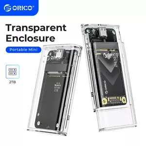 ORICO mSATA SSD Enclosure USB 3.1 5Gbps Type C SSD HDD Case for Windows & Mac OS - Picture 1 of 20