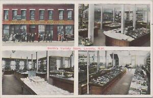 Smith’s Variety Store, Laconia, NH 1920’s Multi View Postcard