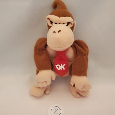 Nintendo 64 Donkey Kong N64 Super Mario Beanbag Pelúcia BD&A 1999 Videogame Brinquedo 2 - Imagem 1 de 4