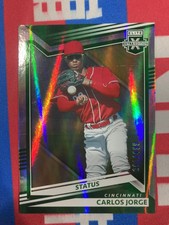 Carlos Jorge 2022 Panini Elite Extra Edition Status Rc 291/499 Surface so so